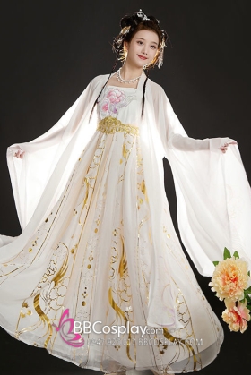 Trang Phục Hằng Nga Trắng Tam Quốc Hồng Nhan