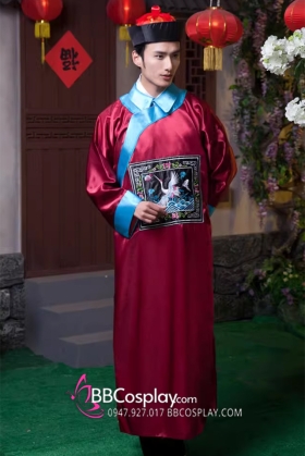 Quan Phục Công Công Nhà Thanh - Mẫu May 2 Lớp