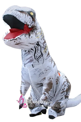 Mascot Khủng Long Zombie Halloween