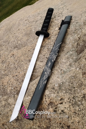 Kiếm Gỗ Samurai Khắc Hình Rồng