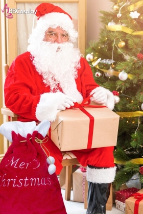 [SIÊU RẺ] Bộ Ông Già Noel 5 Món Vải NHUNG