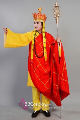 Đồ Đường Tam Tạng Tây Du Kí - Mẫu Áo Vàng Cà Sa Đỏ