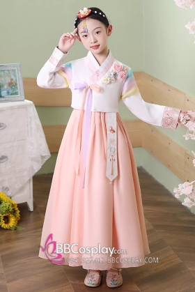 Hanbok Trẻ Em Tone Pastel Hàn