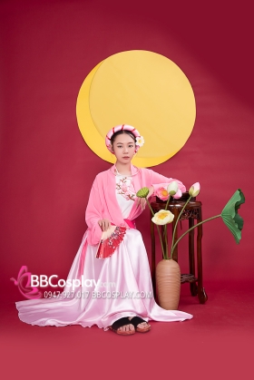 Bộ Tứ Thân Yếm Trắng Chị Hường Ngắm Trăng