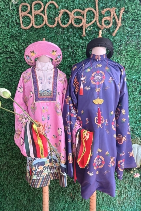 Trang Phục Cặp Đôi Việt Phục Ngũ Thân - Nhật Bình Tím
