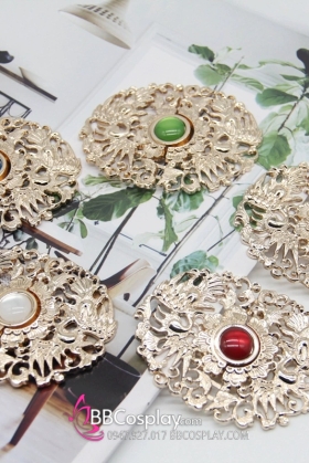 Nút Áo Khuy Áo Làm Cúc Phượng Nhật Bình Việt Phục - Phụ Kiện Trang Sức Cổ Trang Thủ Công