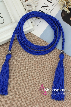 Dây Phụ Kim Tuyến - Obijime - Xanh Dương Đậm