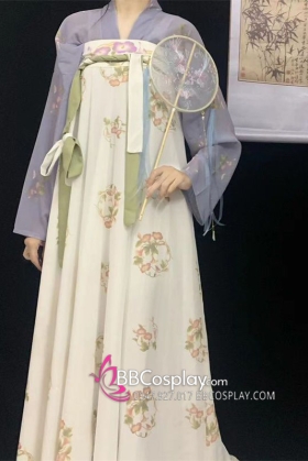 Hán Phục Chiết Ngực Thanh Tiêu Y