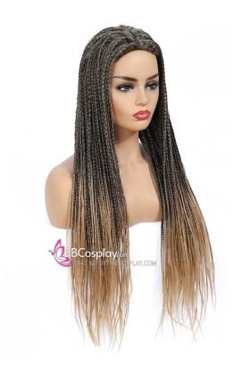 Tóc Giả Tết Nguyên Đầu Kiểu Châu Phi - Màu Vàng