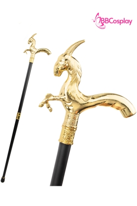 Gậy Quý Tộc Vàng Đầu Dê