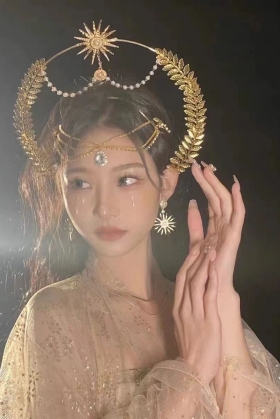 Vòng Hào Quang Nữ Thần Mặt Trời  - Mẫu Kim Loại