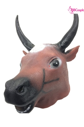 Mặt Nạ Ngựa Silicon - Đầu Trâu - Mặt Trâu