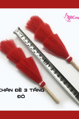 Chân Đế Chim Trĩ 3 TẦNG - ĐỎ