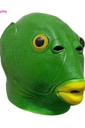 Mặt Nạ Cá Silicon - Mặt Nạ Cá Xanh