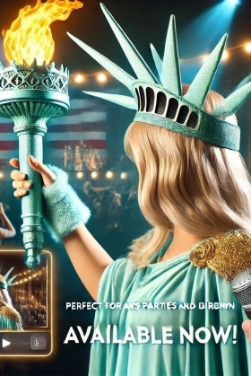 Phụ Kiện Cài Tóc Và Ngọn Đuốc Nữ Thần Tự Do