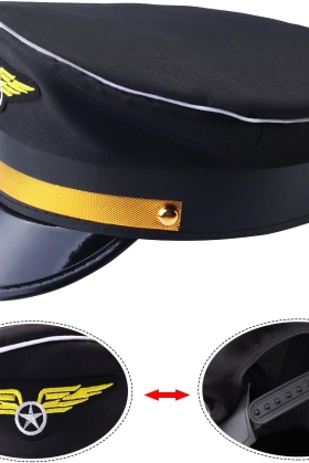 Nón Phi Công - Cosplay Anh Phi Công Đẹp Trai Ở Sân Bay