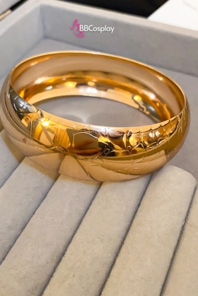 Phụ Kiện Hy Lạp - Ai Cập - Vòng Tay Bản Lớn 3Cm Màu Vàng