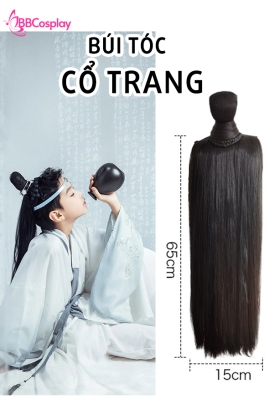Phím Tóc Giả Cổ Trang Có Kèm Búi