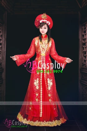 Áo Dài Áo Dài Cô Dâu