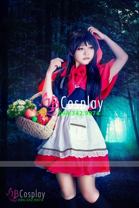 Trang Phục Cô Bé Quàng Khăn Đỏ - Dáng Ngắn