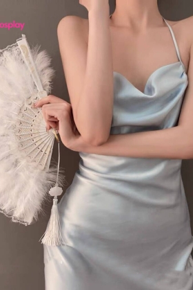 Quạt Lông Vũ Trắng