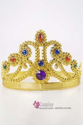 Vương Miện Nhựa Nữ Hoàng Vàng