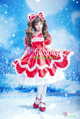 Đầm Lolita Noel Đỏ M