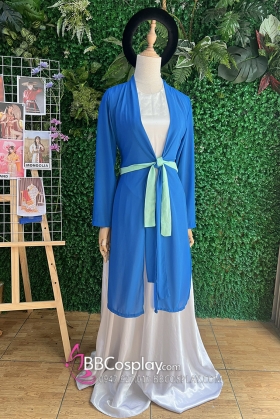 Bộ Tứ Thân Xanh Phối Trắng