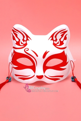 Mặt Nạ Hồ Ly Tone Đỏ