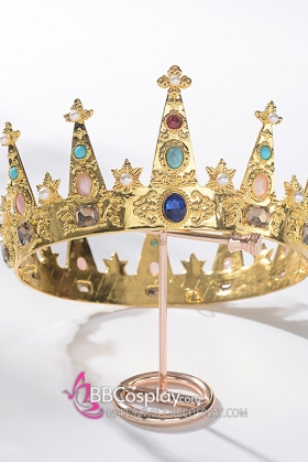 Vương Miện Hợp Kim Baroque Retro