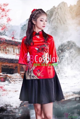 Nữ Sinh Trung Quốc Đỏ