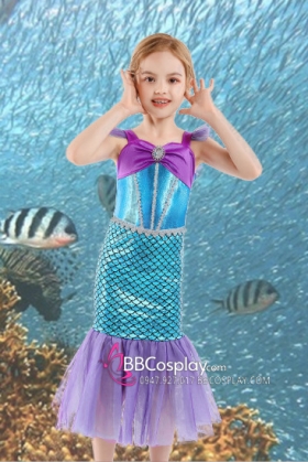 Trang Phục Nàng Tiên Cá Cho Bé Gái