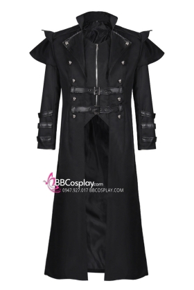Vest Thợ Săn Bóng Đêm Dáng Dài Thế Kỉ XIV Phong Cách Steampunk
