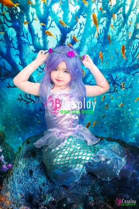 Trang Phục Công Chúa Tiên Cá Bé Gái