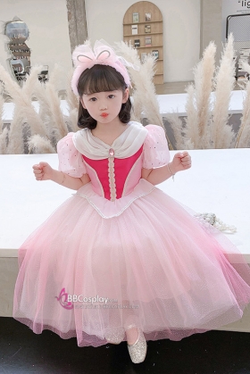 Đầm Công Chúa Aurora Cho Bé - Công Chúa Trong Sách