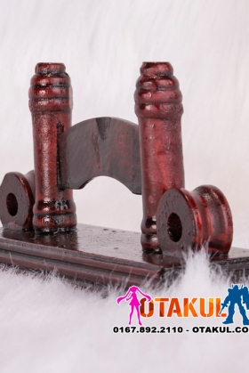 Chân Để Quạt Xòe - Chân Để Quạt Xếp - Giá Để Quạt (Nâu)