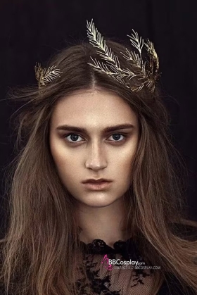 Vương Miện Nữ Thần Greek Kiểu Vòng Nguyệt Quế Hy Lạp