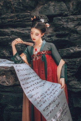 Hán Phục Chẩm Miên - Thêu Và In Nhủ