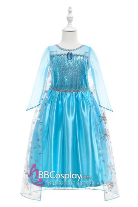 Trang Phục Nữ Hoàng Mùa Đông Elsa Cho Bé