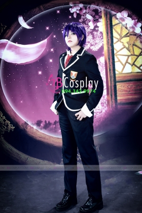 Đồng Phục Nam Sinh Đen Viền Trắng